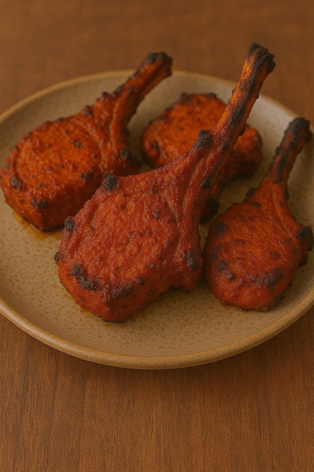 Marinated lamb chops